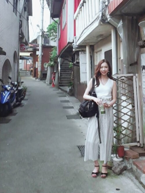 台湾旅行の服装スカート